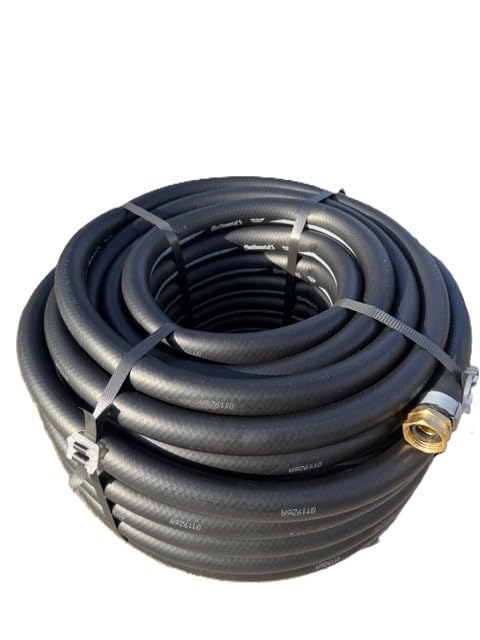Black Rubber Water Hose 200 PSI H68959