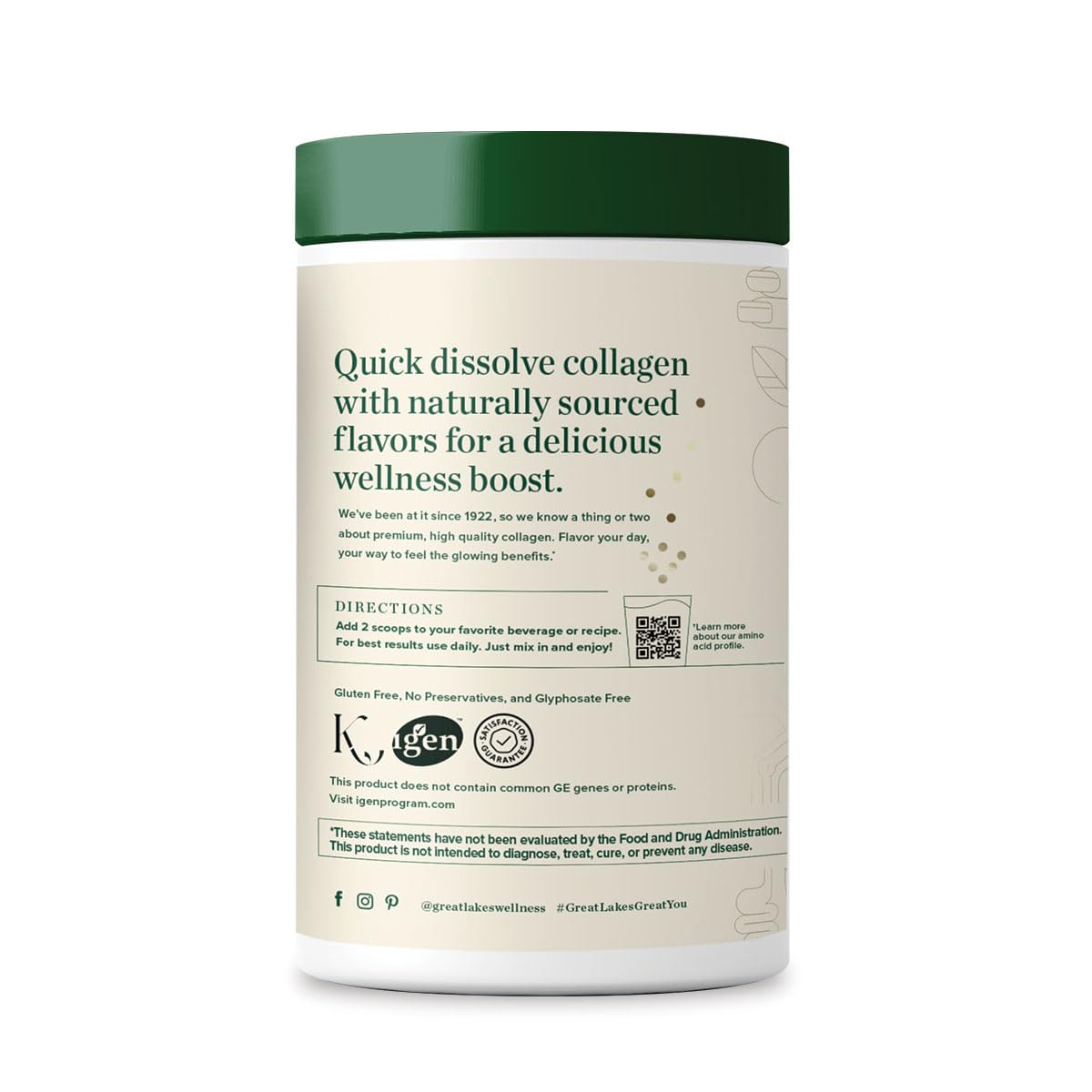 Collagen Peptides Powder, Chocolate, 10 oz F433922