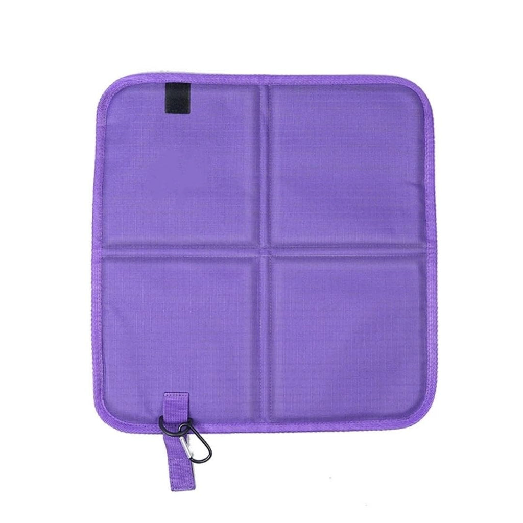 2 Pcs Waterproof Oxford Cloth Folding Seat Mat X63651