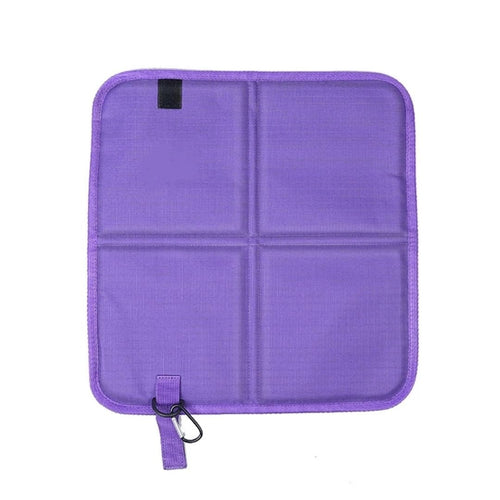 2 Pcs Waterproof Oxford Cloth Folding Seat Mat X63651