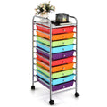 10 Drawer Rolling Storage Cart G711112