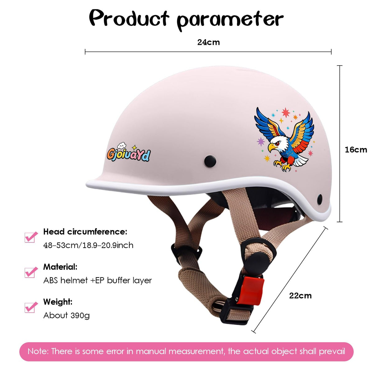 DOT Approved Kids Open Face Half Helmet F57041