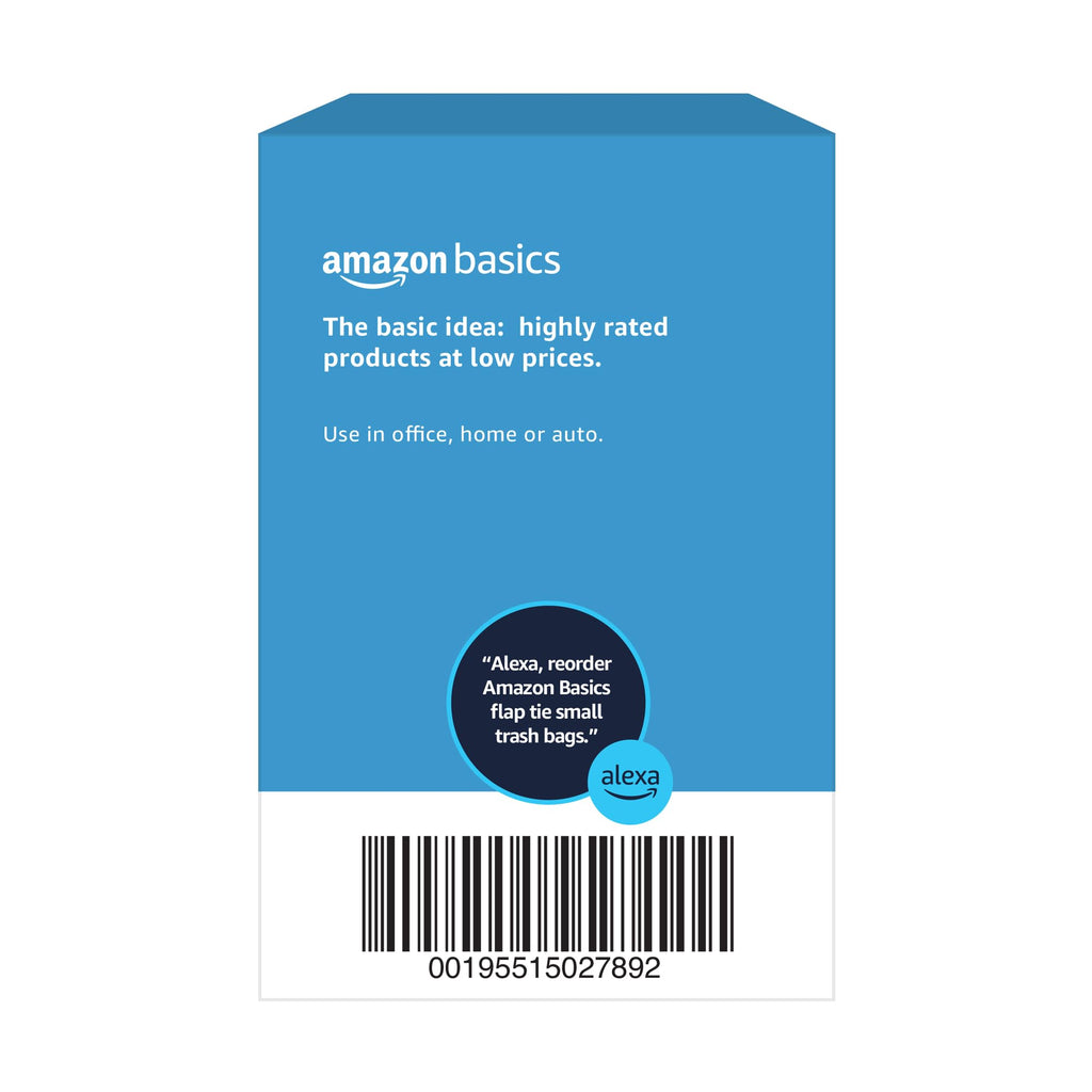 4 Gallon Trash Bags with Flap Ties, Fresh Scent, 80 Count F1992