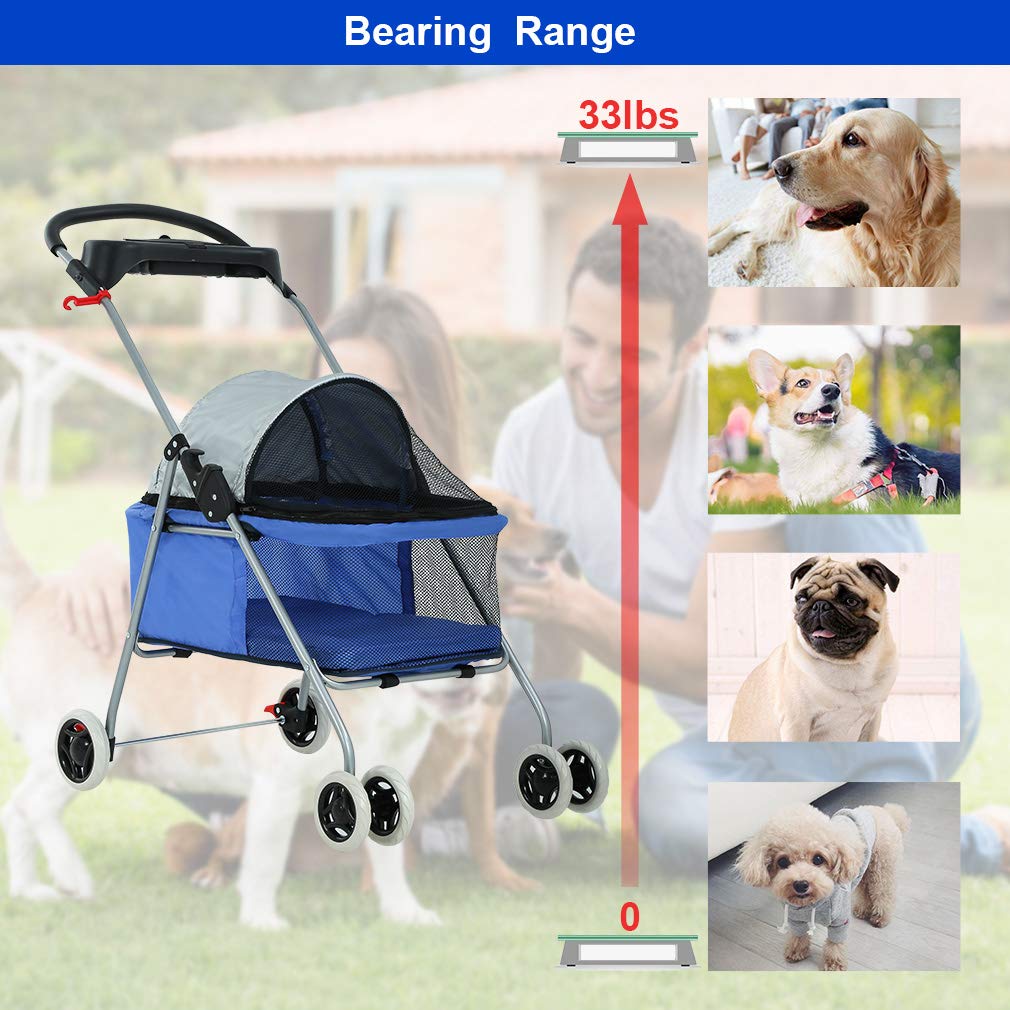 Foldable Pet Stroller F44884