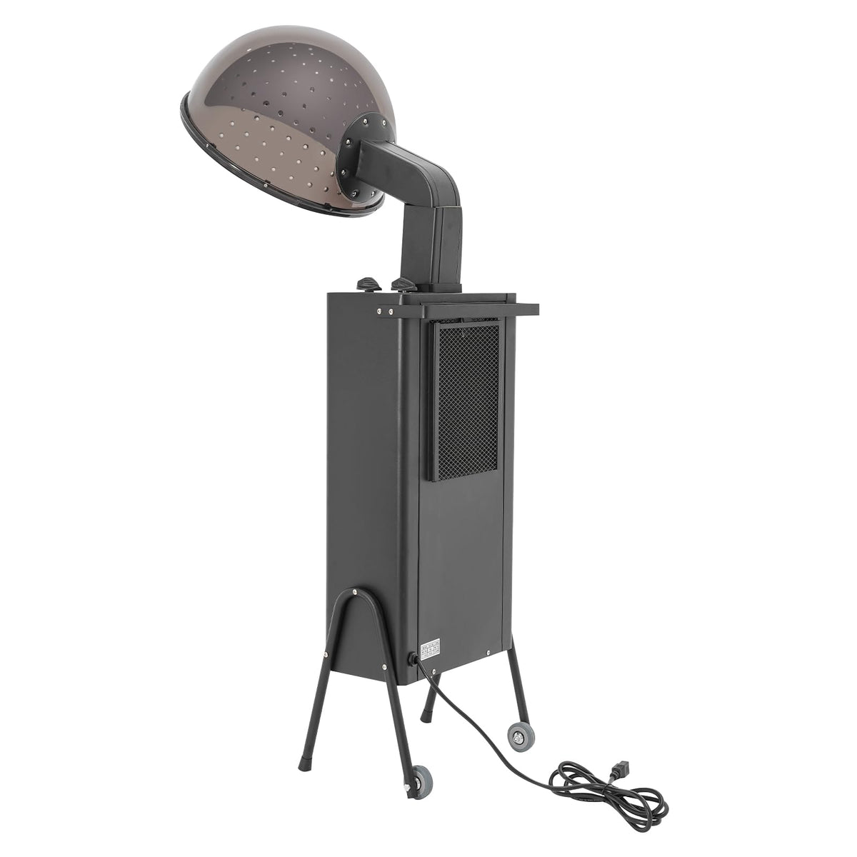 Black 1200w Hooded Hair Dryer with Timer D8708
