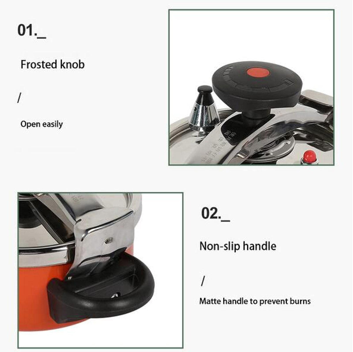 Camping Pressure Cooker Aluminum Alloy 2L O6804