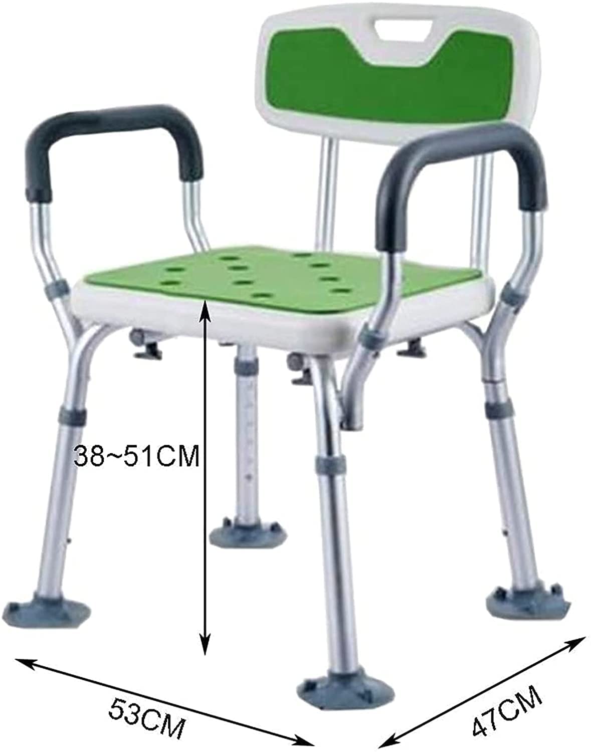 Adjustable Transfer Bench with Arms and Back G76253