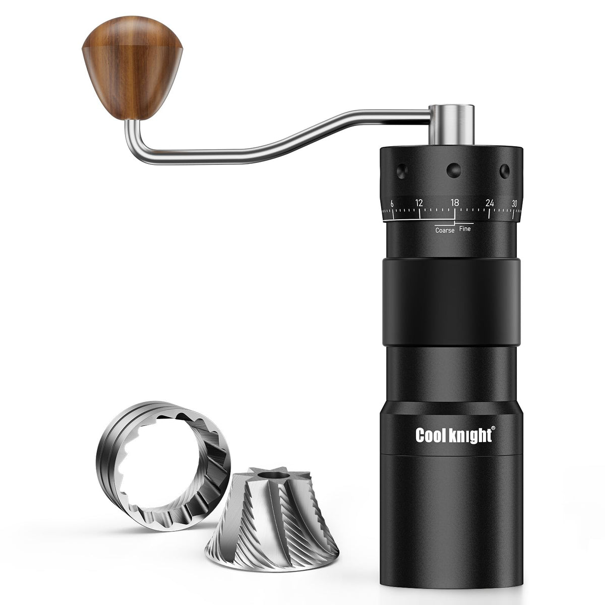 Manual Coffee Grinder 25g Capacity Aluminum Body K3717