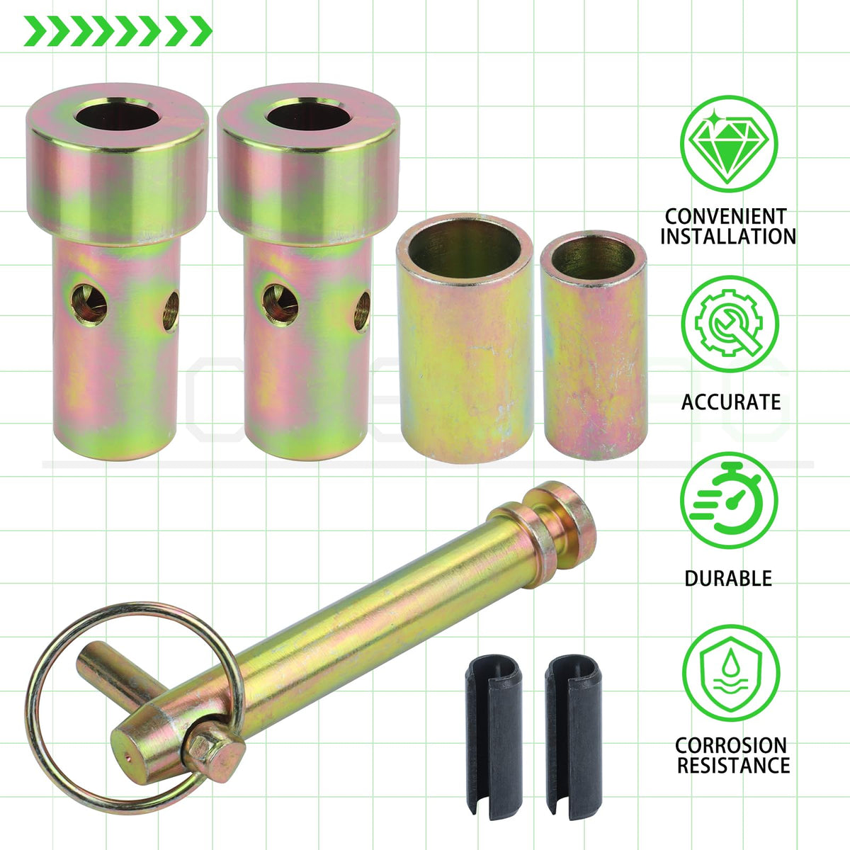 Cat 1 Quick Hitch Adapter Bushings Kit Z411184