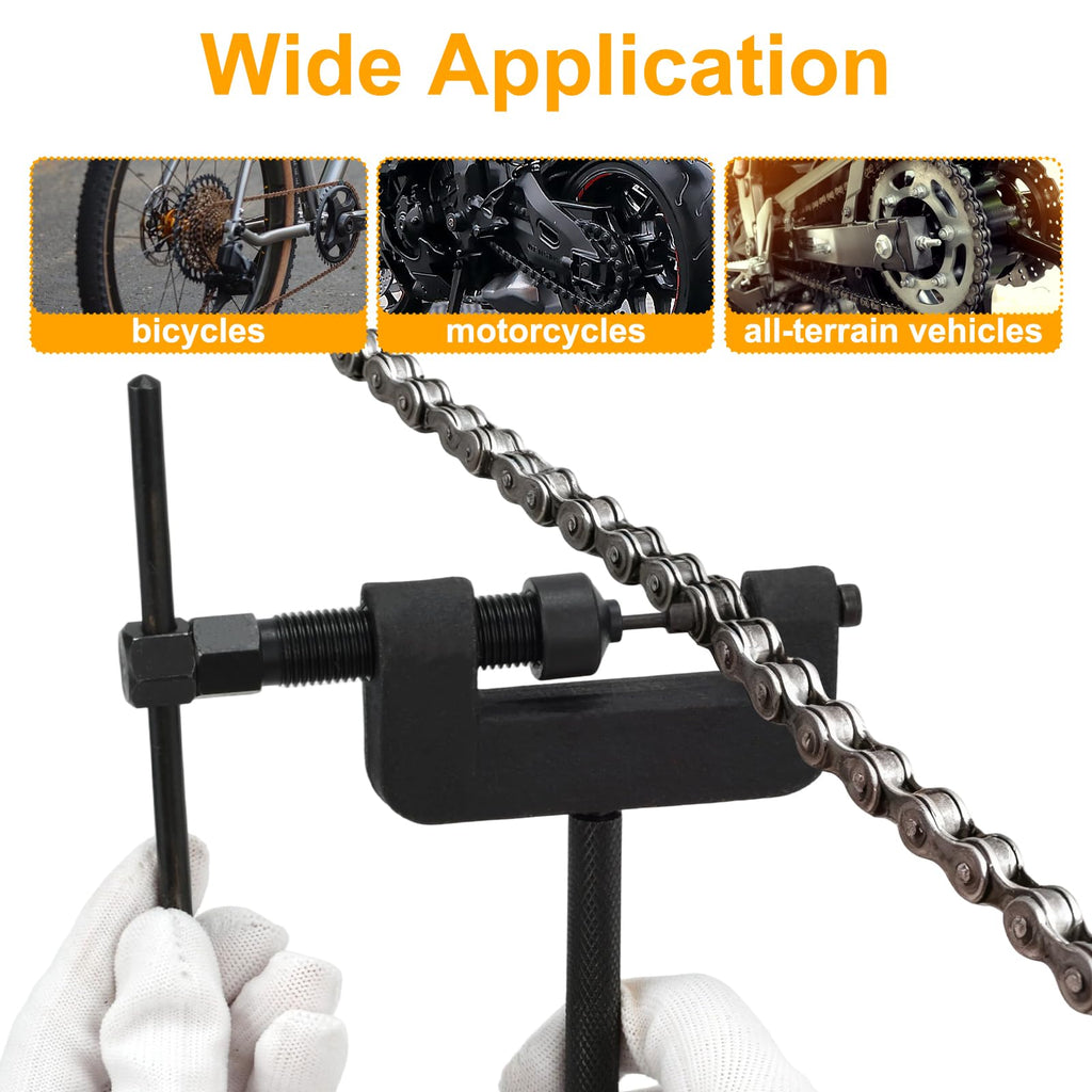 13-Piece Motorcycle Chain Breaker Tool Kit with Carrying Case P23608