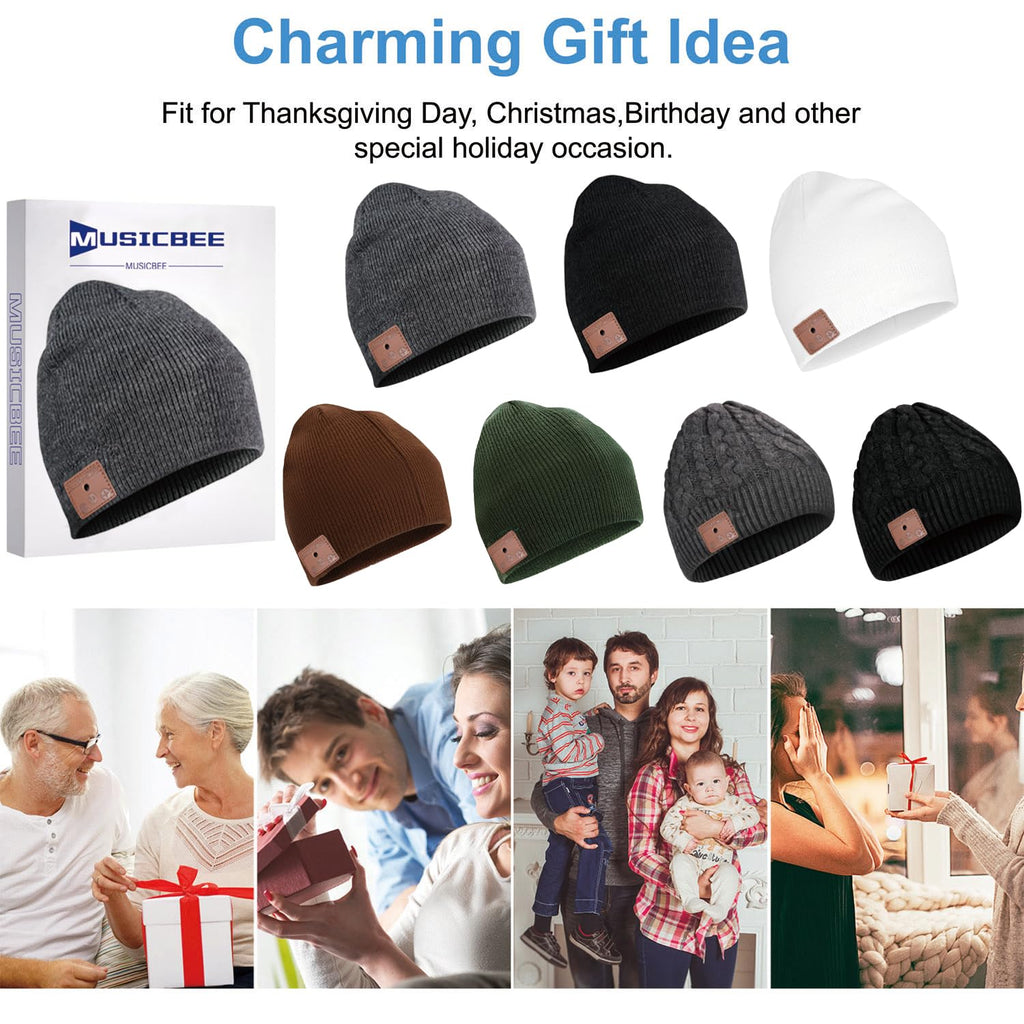 Bluetooth Knit Winter Cap with Microphone L41605