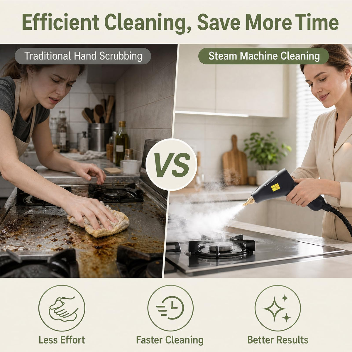 1.8L Pressurized Steam Cleaner Q842