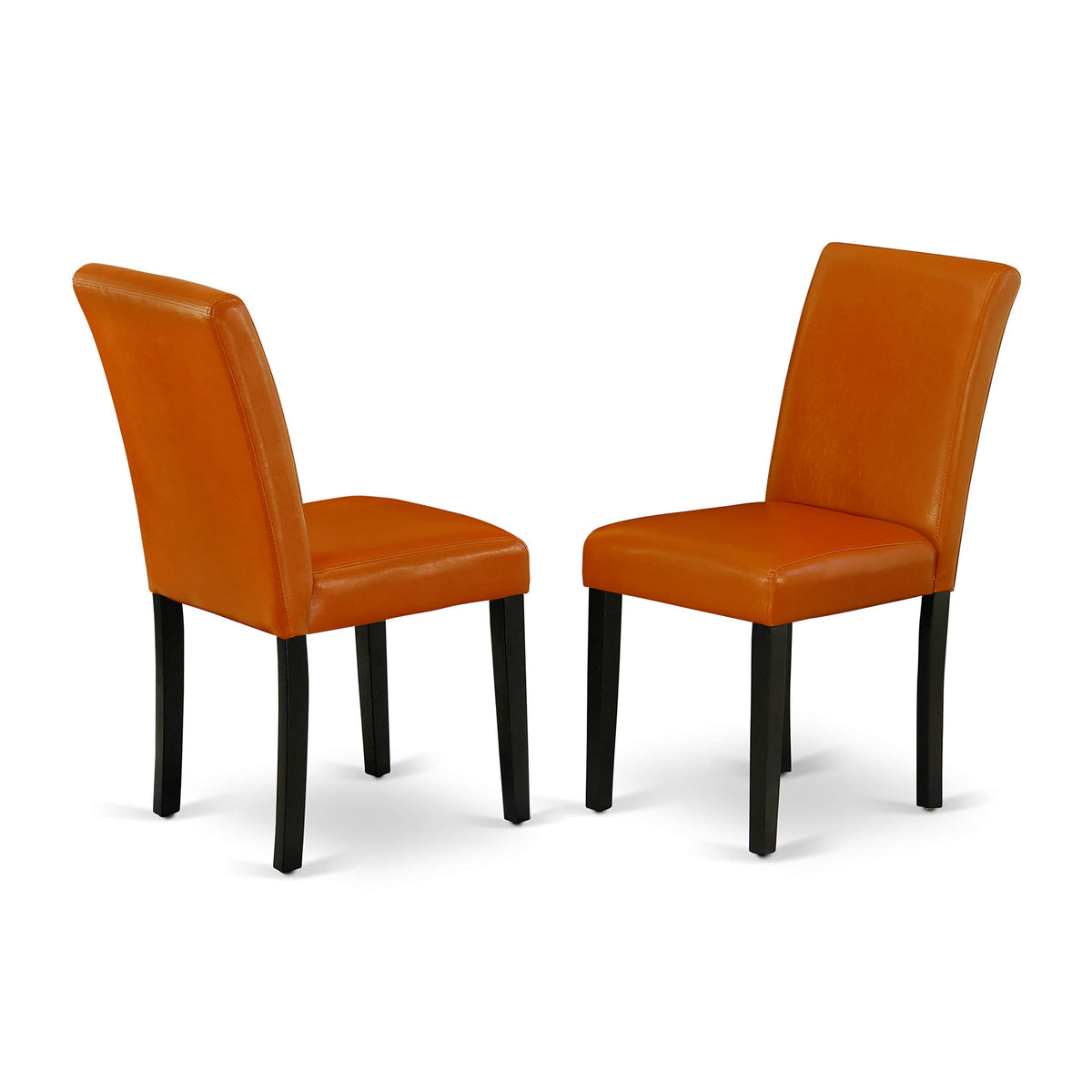 3 Piece Round Dining Table Set with 2 Faux Leather Chairs L4573