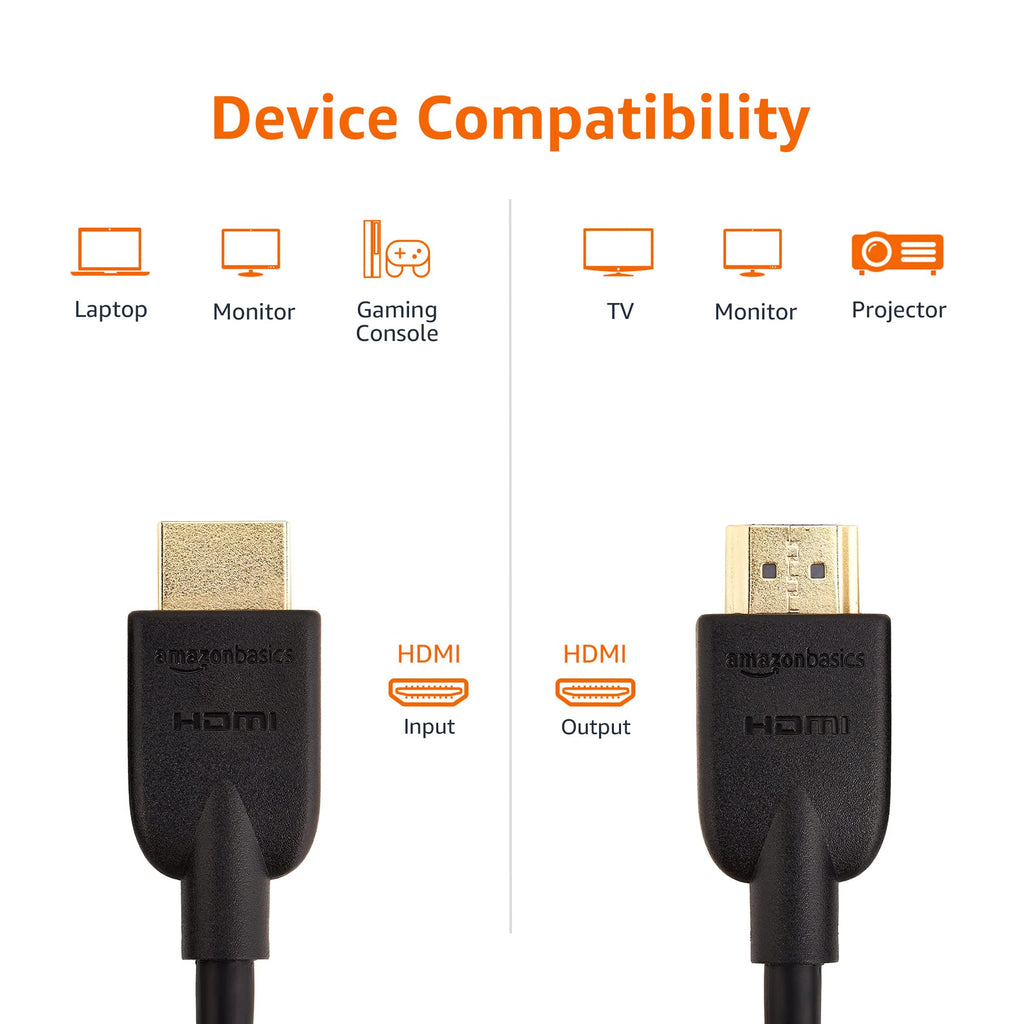 4K Ultra HD HDMI 2.0 Cable, 3 feet, Black O274282