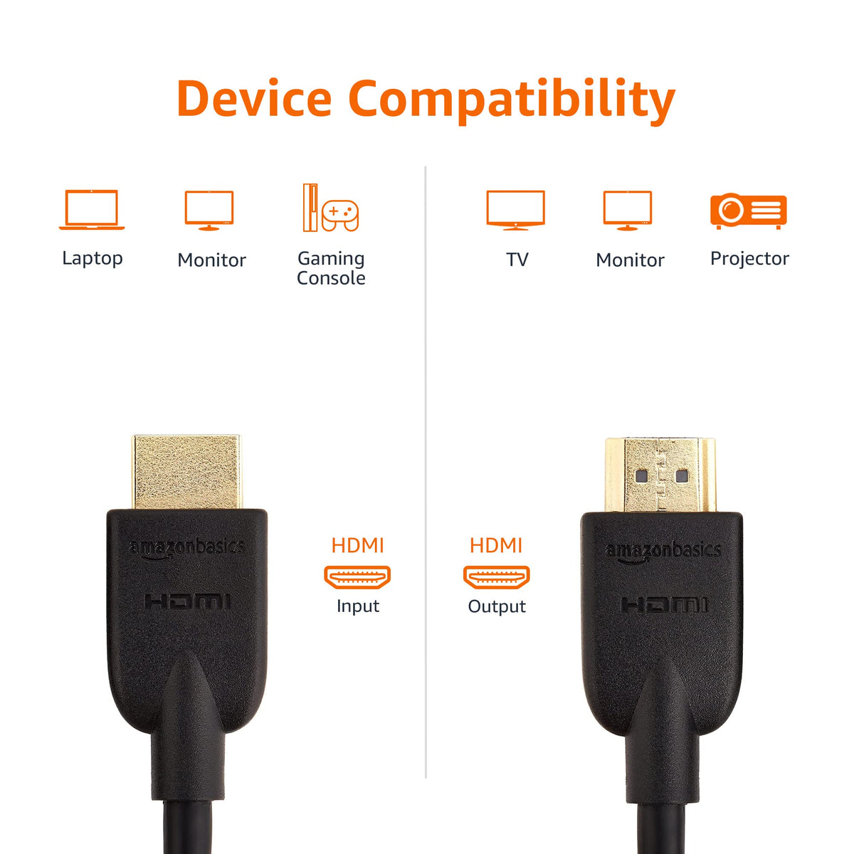 4K Ultra HD HDMI 2.0 Cable, 3 feet, Black O274282