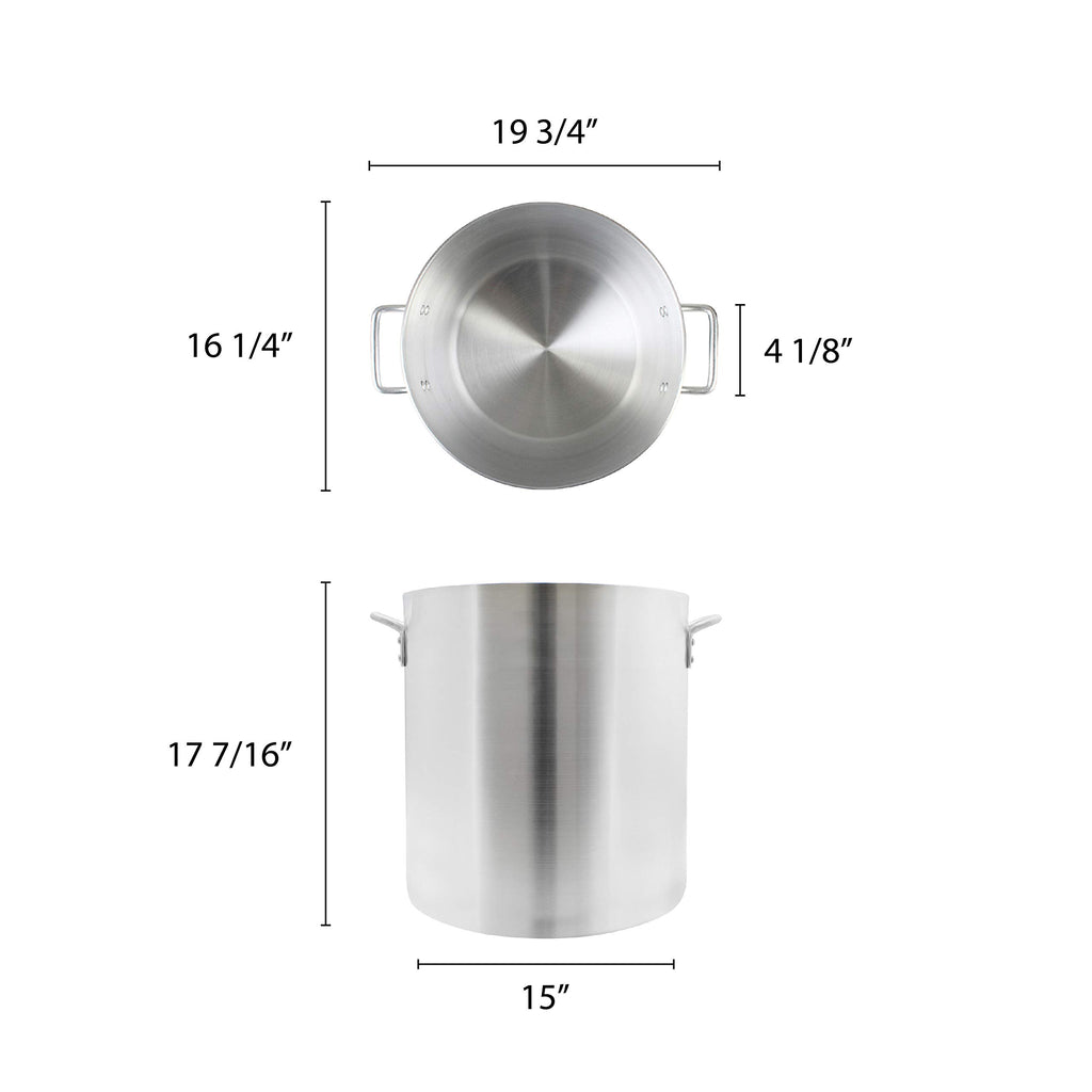 60 quart Aluminum stock pot I155