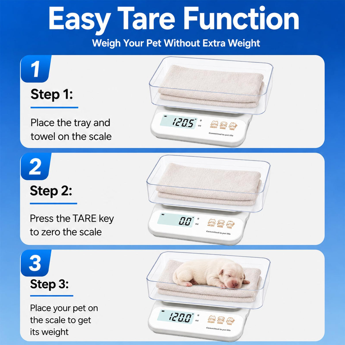 0.5g High Precision Digital Pet Scale S345