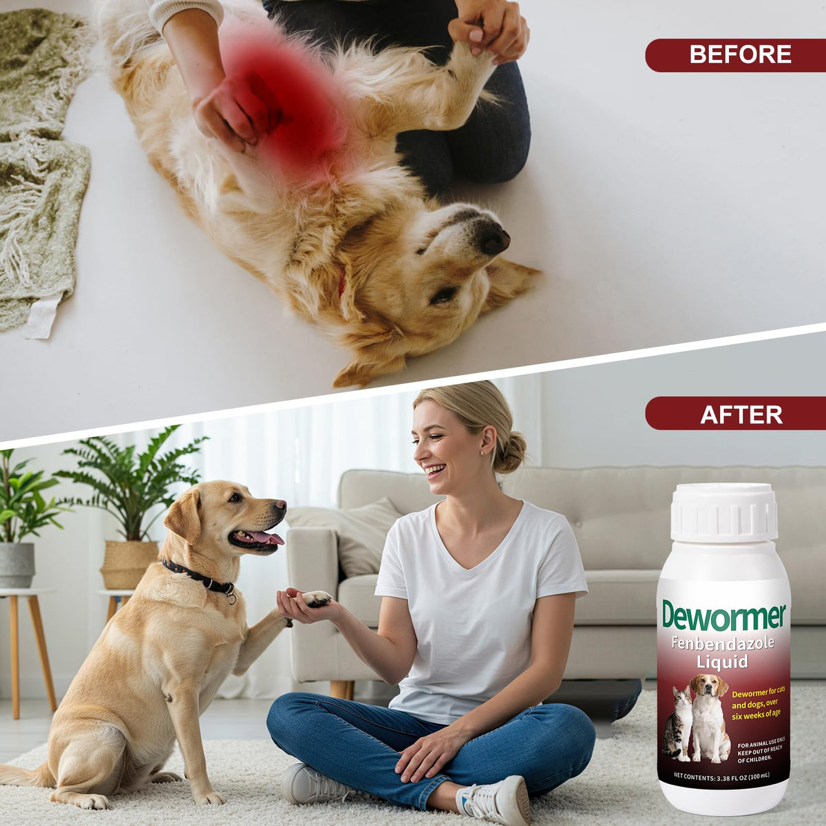 Fenbendazole Dewormer 100 ml Liquid S921