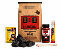 20 lb Oak Lump Charcoal BBQ Bundle with Firestart Cubes, Beef Rub & Grill Matches C25319