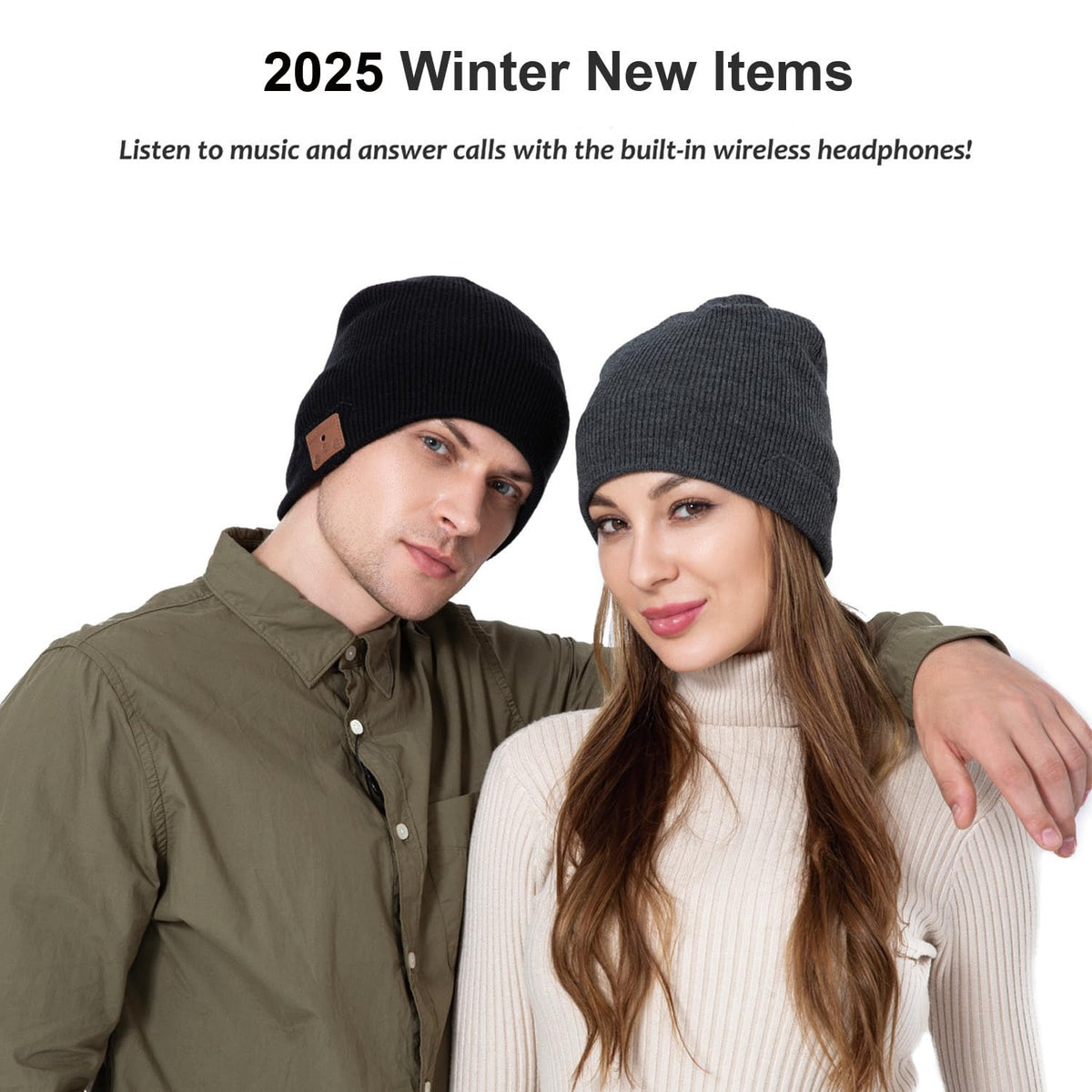 Bluetooth Knit Winter Cap with Microphone L41605