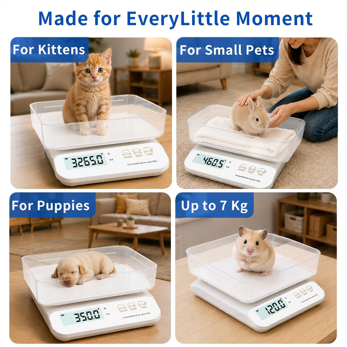 0.5g High Precision Digital Pet Scale S345
