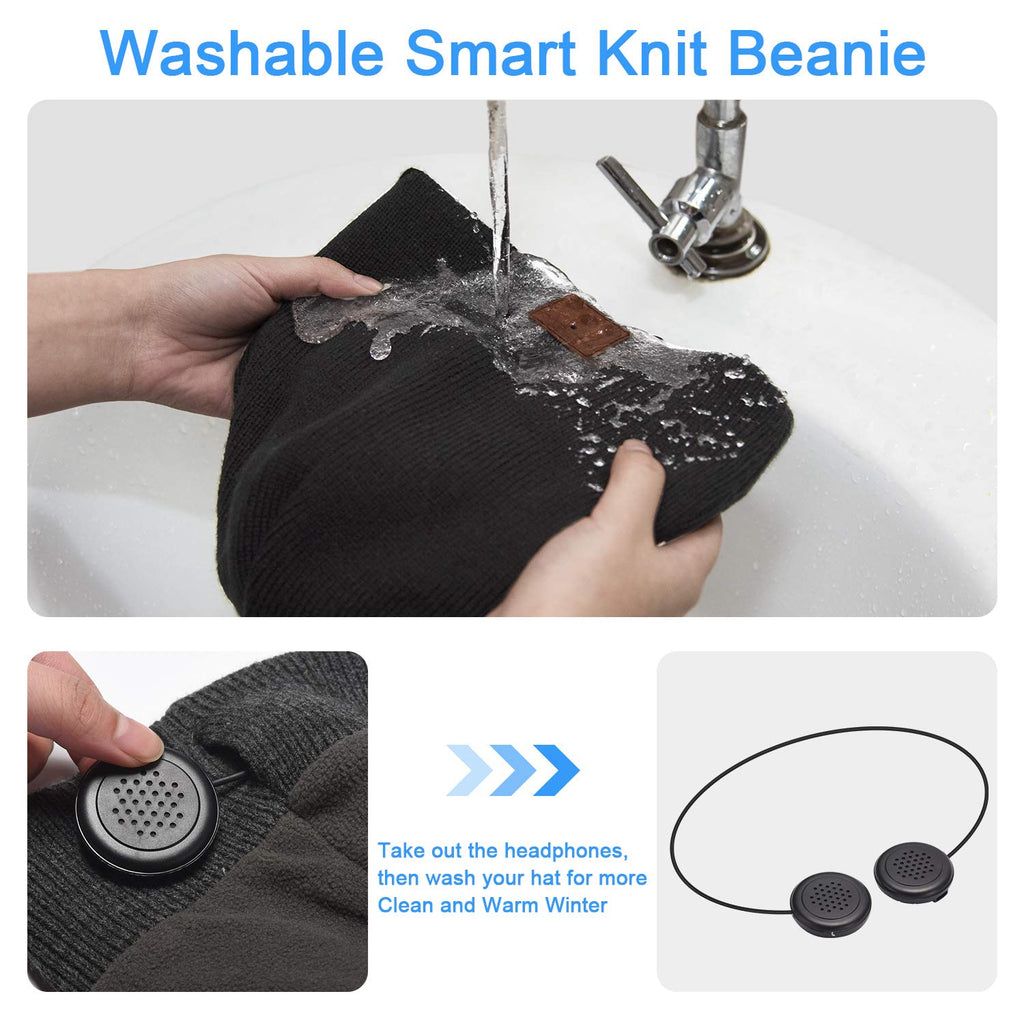 Bluetooth Knit Winter Cap with Microphone L41605