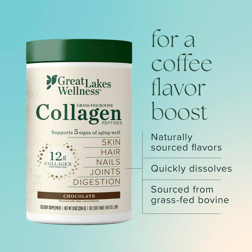Collagen Peptides Powder, Chocolate, 10 oz F433922
