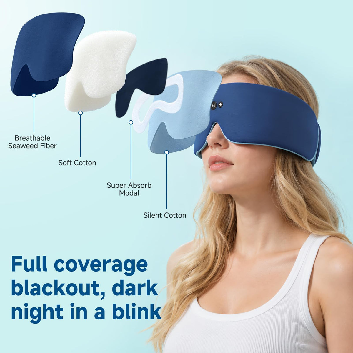 Bluetooth Sleep Eye Mask W36148