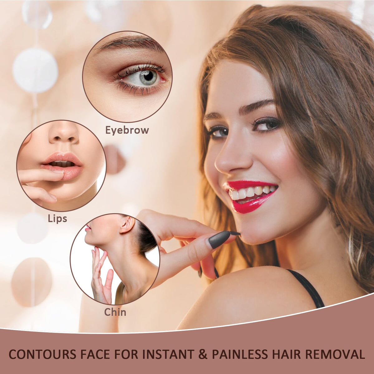 Electric Face Shaver for Women A36512