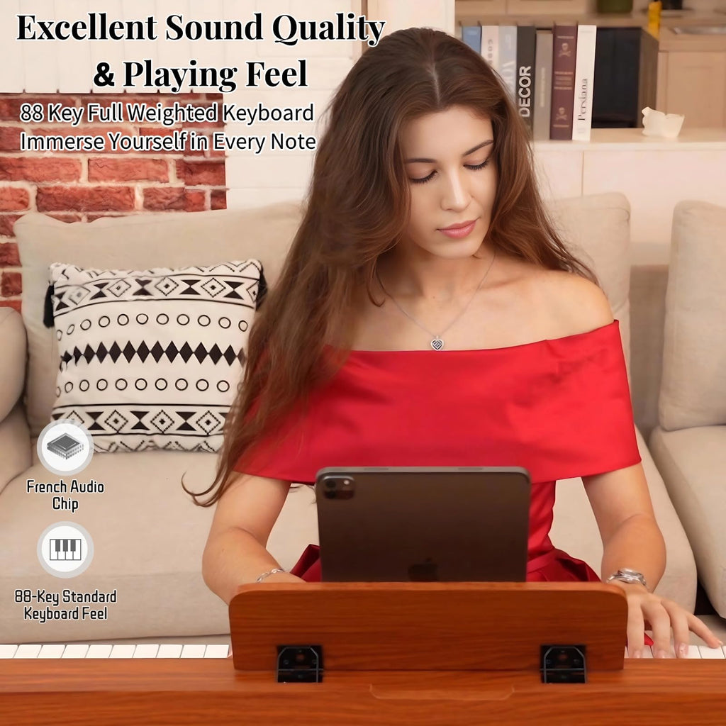 88 Key Weighted Digital Piano with Stand & 3 Pedals C74740