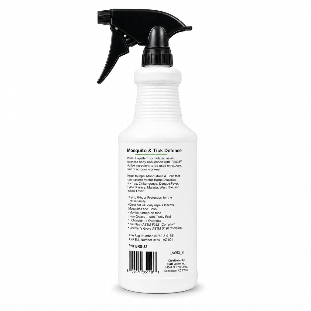 Insect Repellent Spray 8 Hour Protection 32oz Bottle F907255