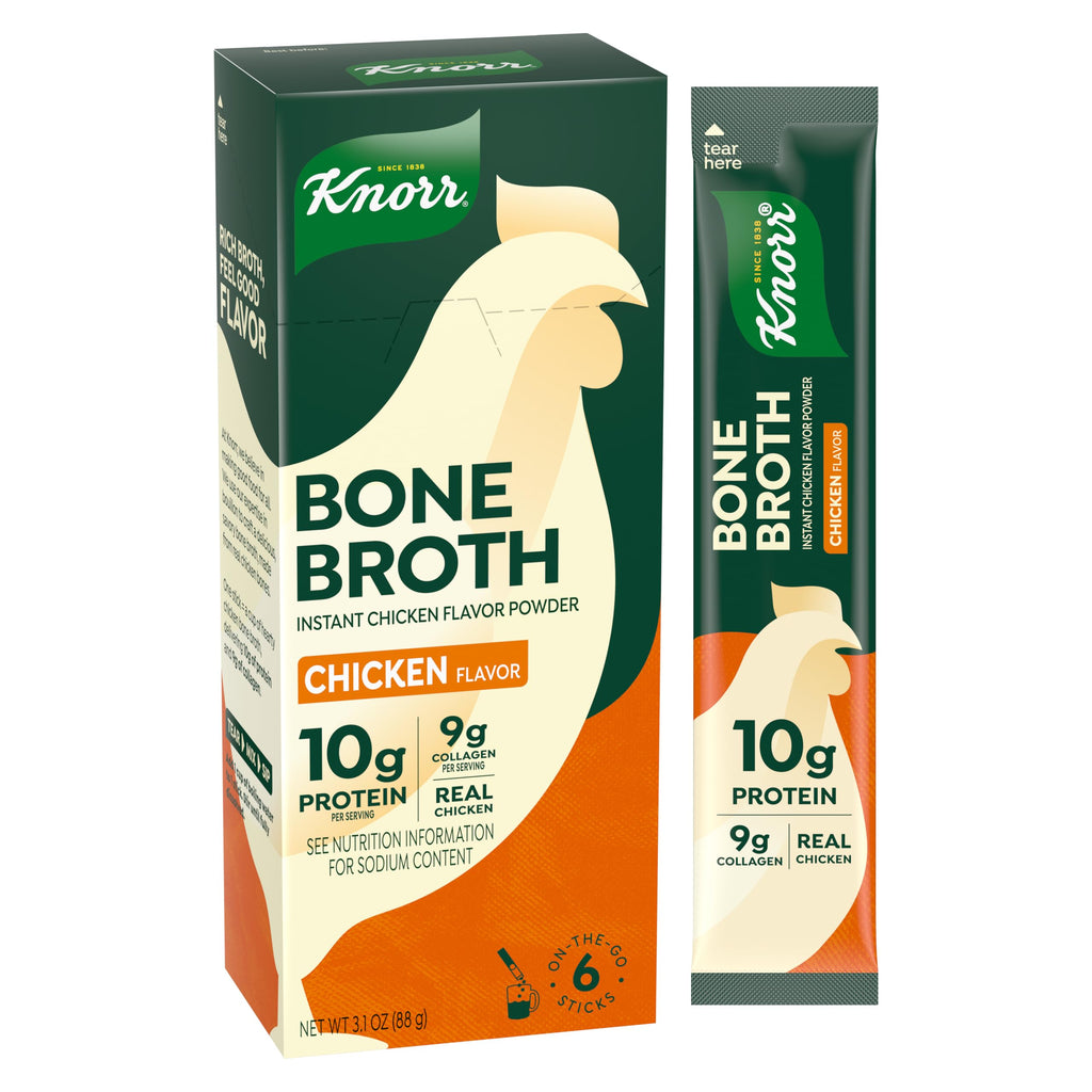 Chicken Bone Broth Instant Powder Mix Packets, 6 Count U5602