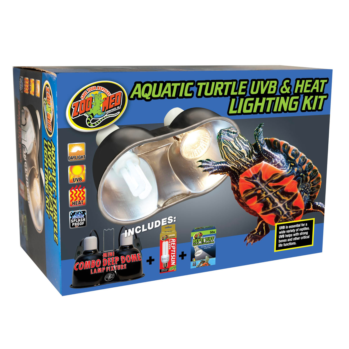 Aquatic Turtle Heat UVB Light Kit Y661