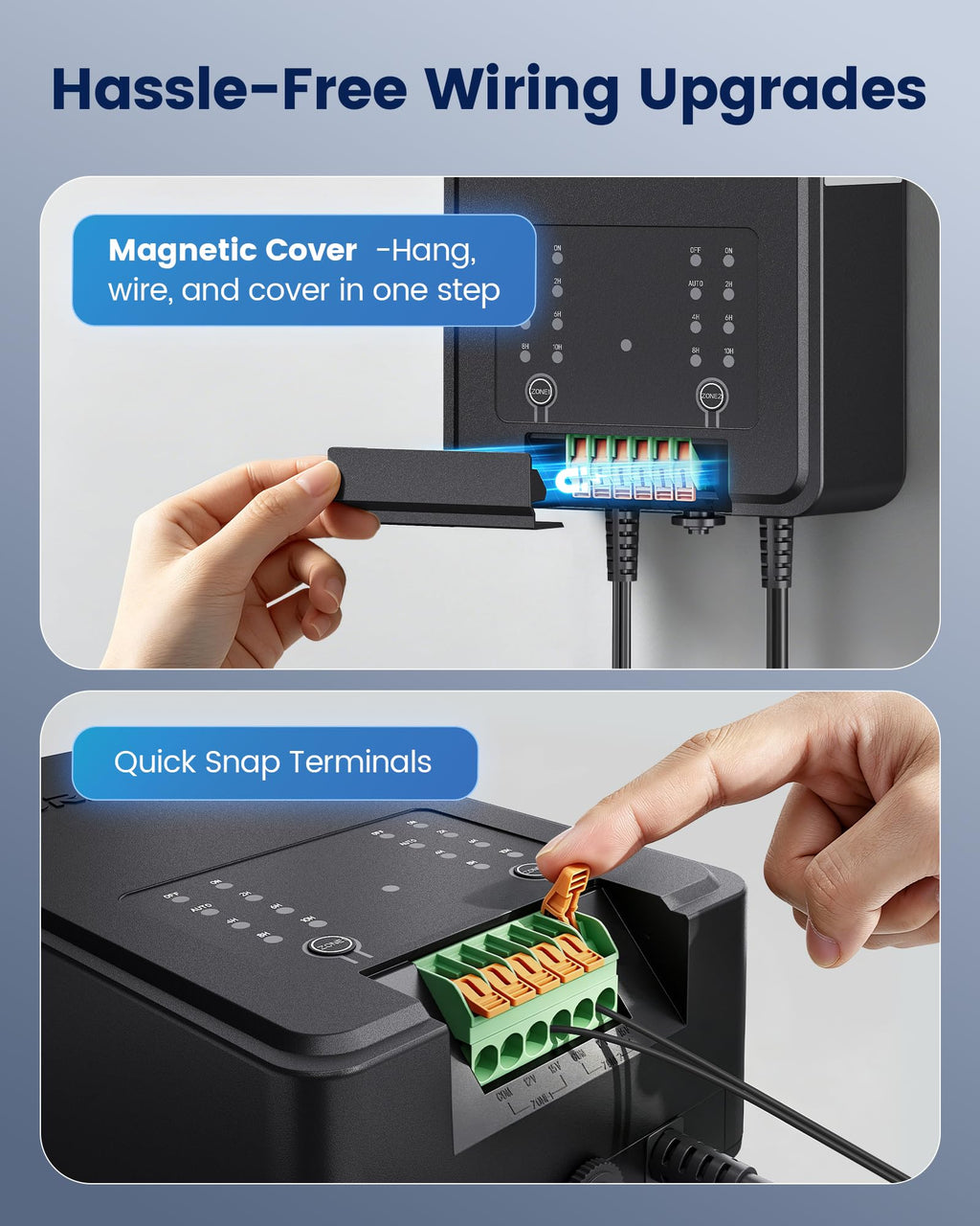 200W Low Voltage Landscape Transformer with Timer G347