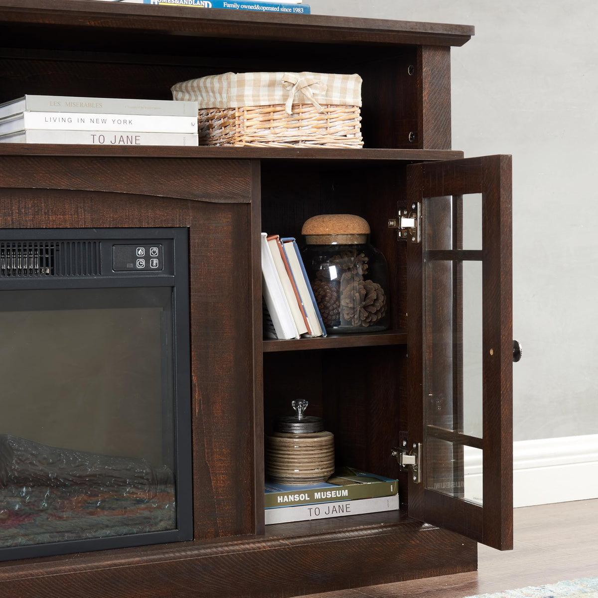 Espresso TV Media Stand with Storage F4311