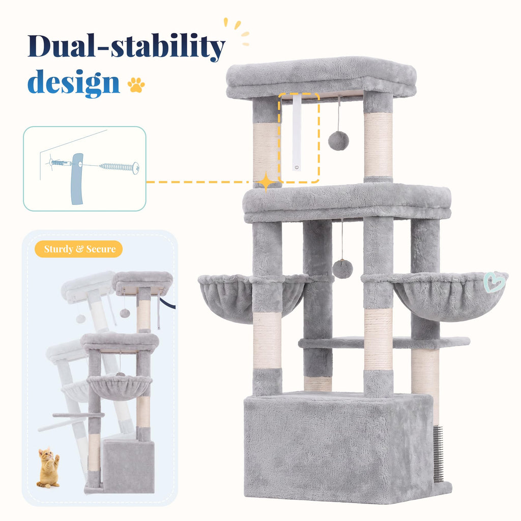 Cat Tree Tower with Extra Large Platform E7541