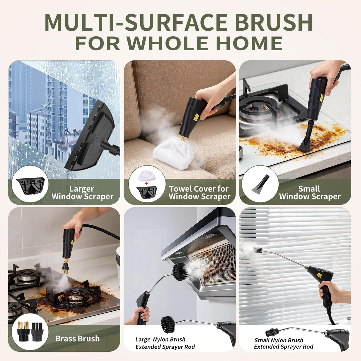 1.8L Pressurized Steam Cleaner Q842