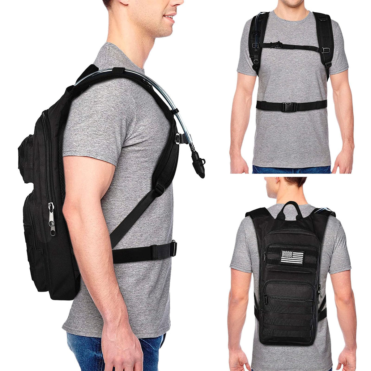 Hydration Backpack with 3L Water Bladder Q9312