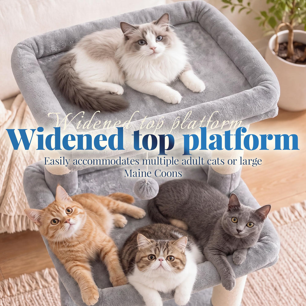 Cat Tree Tower with Extra Large Platform E7541