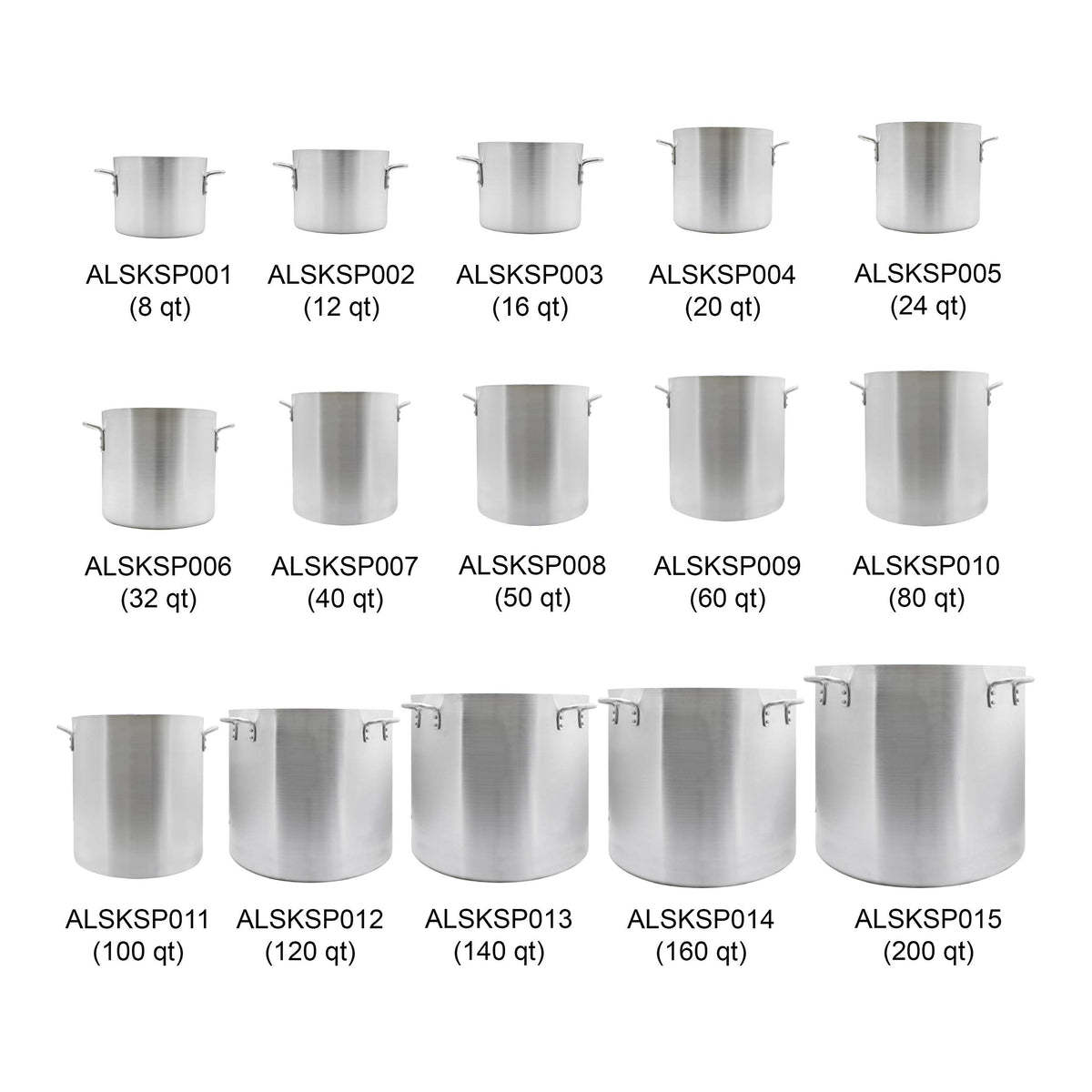 60 quart Aluminum stock pot I155