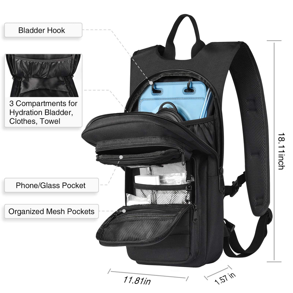 Hydration Backpack with 3L Water Bladder Q9312
