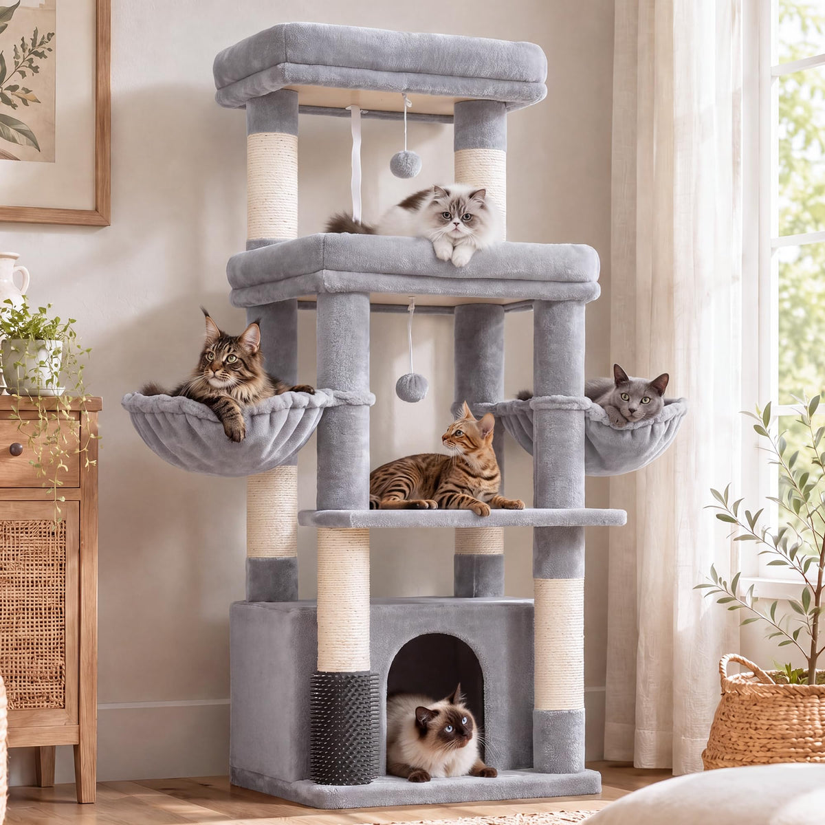 Cat Tree Tower with Extra Large Platform E7541