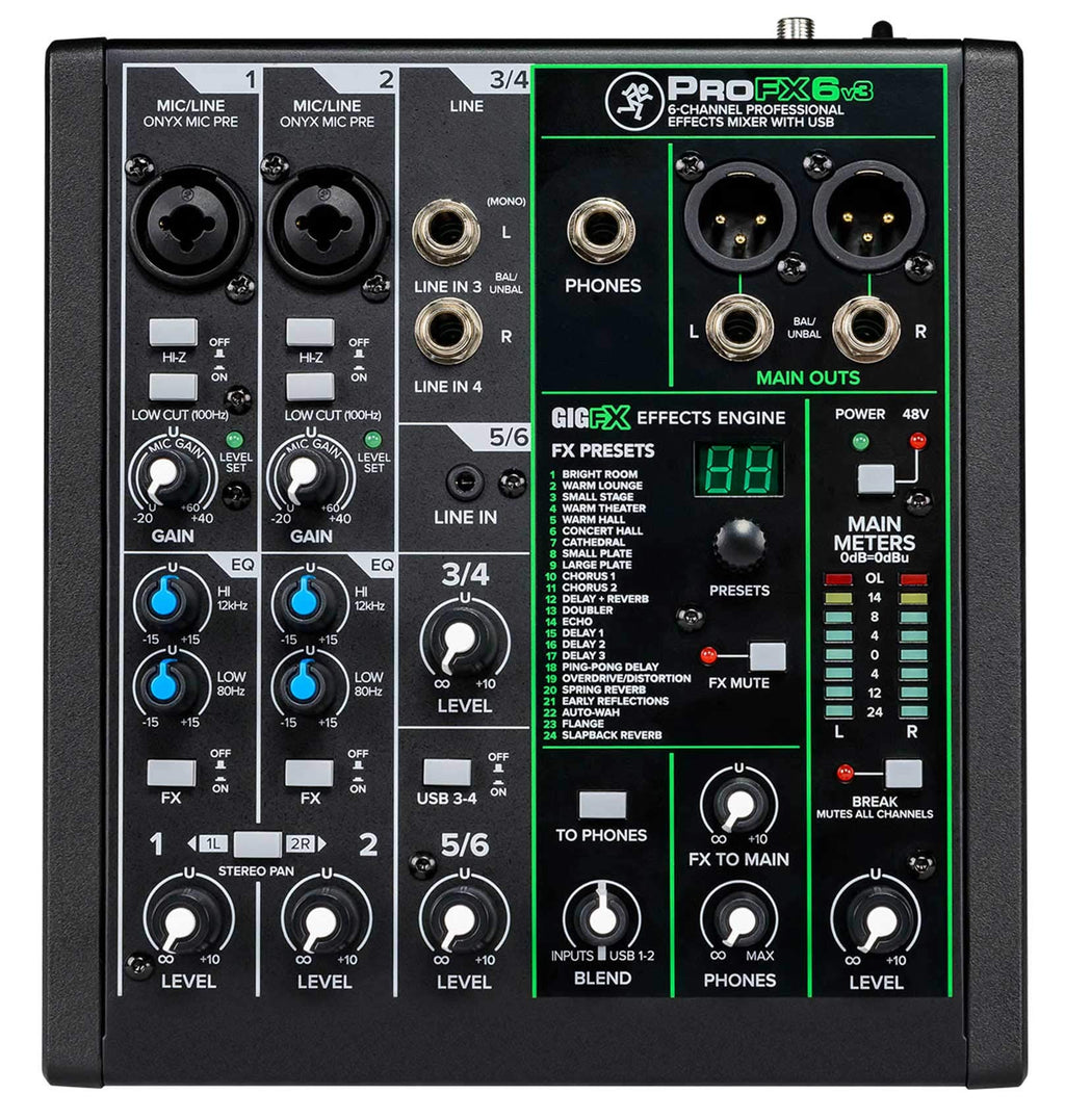 15" Active DJ Speaker Pair with Mixer G7851