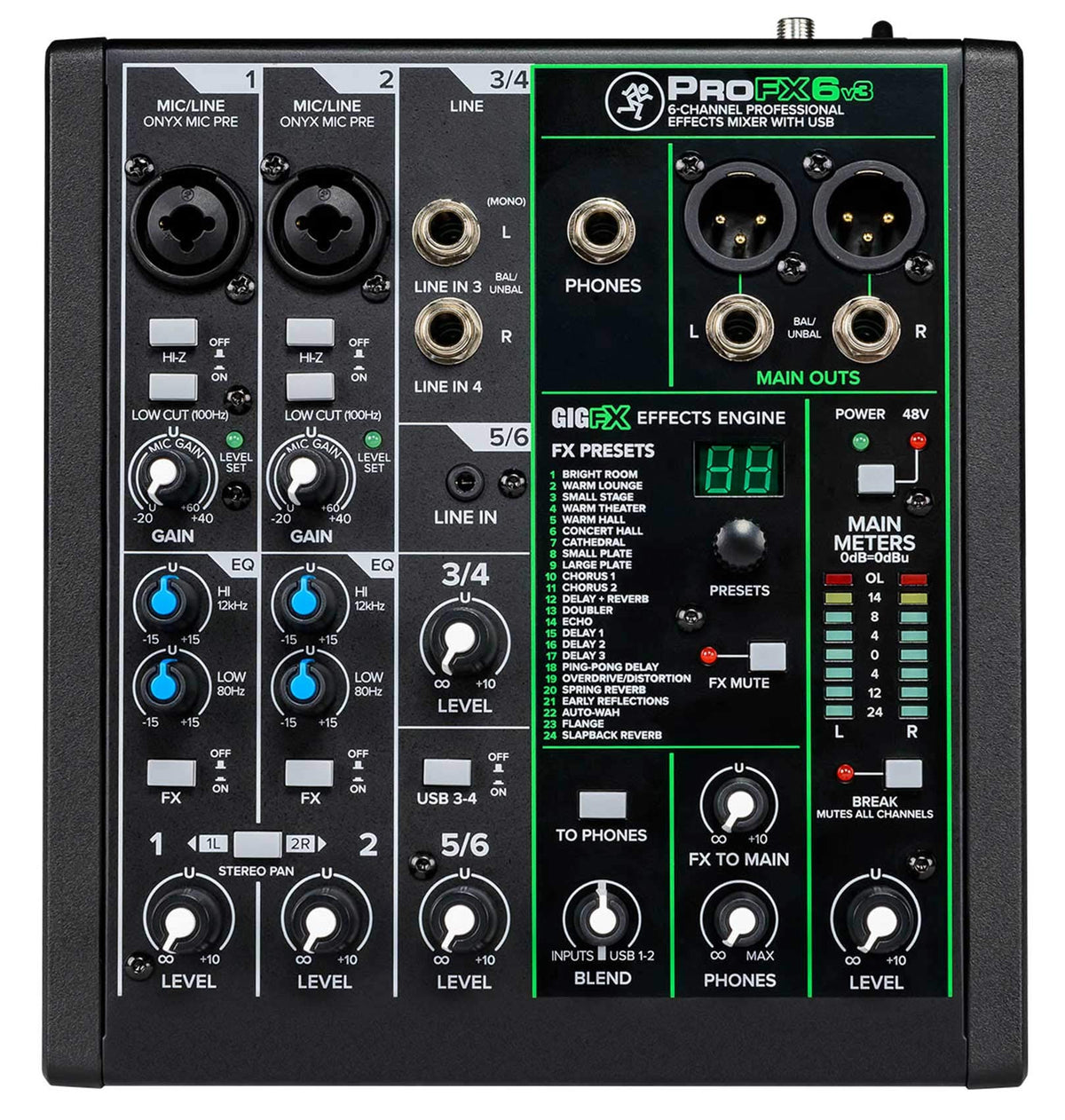 15" Active DJ Speaker Pair with Mixer G7851