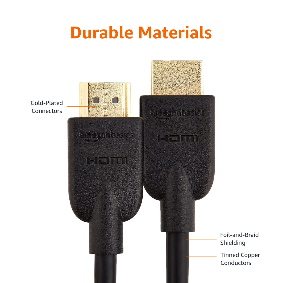 4K Ultra HD HDMI 2.0 Cable, 3 feet, Black O274282