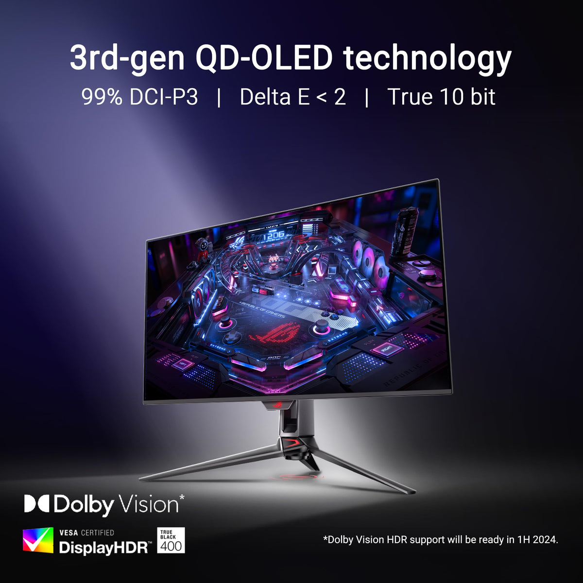 32 Inch 4K 240Hz OLED Gaming Monitor Y3518