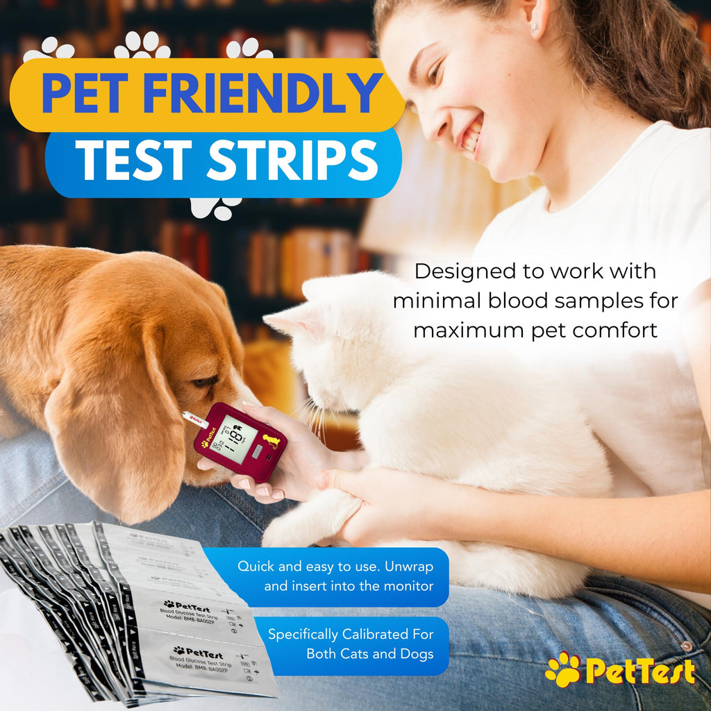 Blood Glucose 50 Test Strips for Dogs & Cats K362