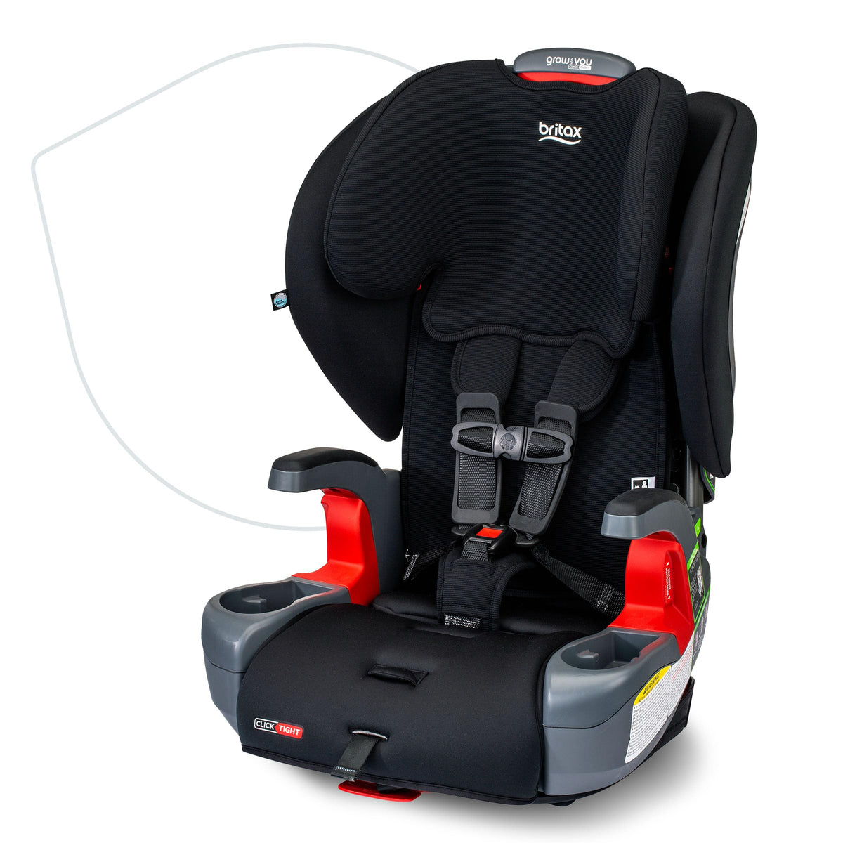 2-in-1 Harness Booster Car Seat & Waterproof Car Seat Liner I6035