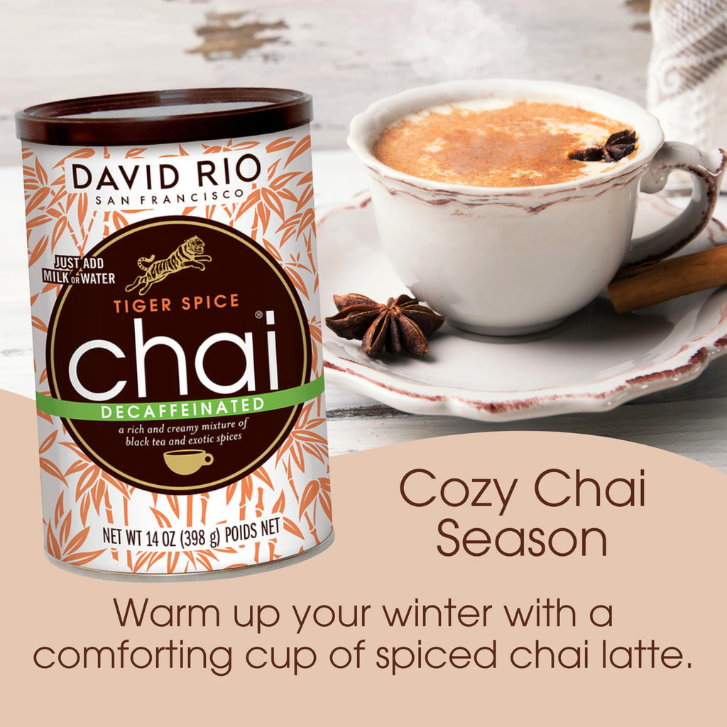 Decaffeinated Chai Tea Latte Mix, 14 Oz Y697