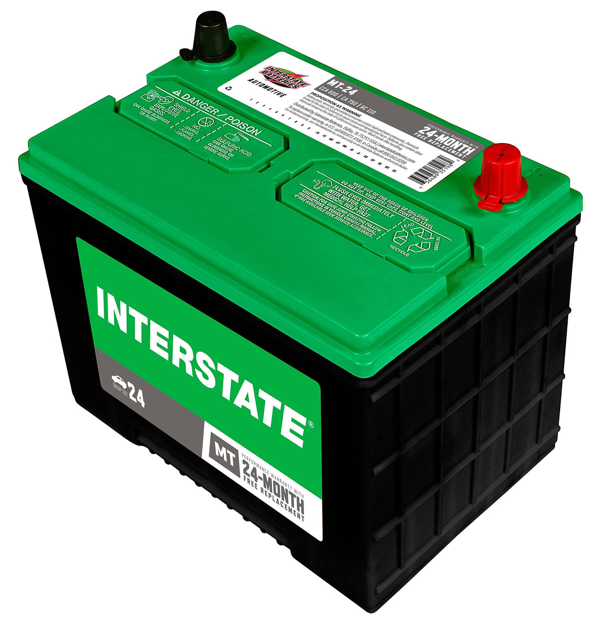 12V 600 CCA Group 24 Car Battery W568